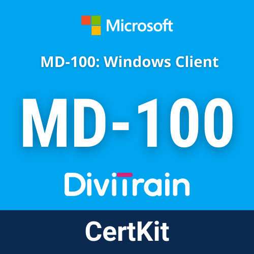 DiviTrain Microsoft MD-100: Windows Client online course for Microsoft certification - E-learning and IT Training