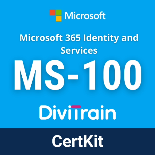 DiviTrain Microsoft MS-100: Microsoft 365 Identity and Services online course for Microsoft certification - E-learning and IT Training