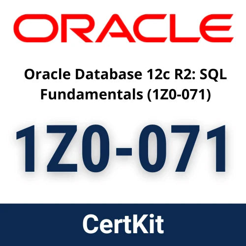 Oracle Database 12c R2: SQL Fundamentals (1Z0-071)