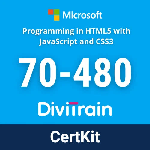 DiviTrain Microsoft 70-480: Programming in HTML5 with JavaScript and CSS3 online course for Microsoft certification - E-learning and IT Training