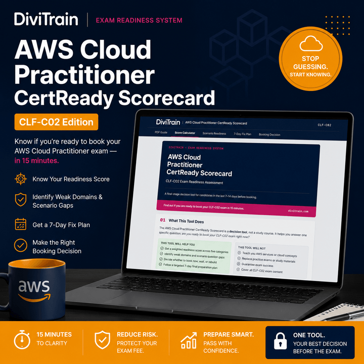 AWS Cloud Practitioner CLF-C02 CertReady Scorecard
