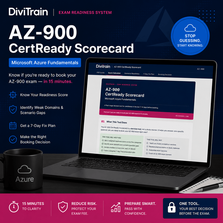 AZ-900 CertReady Scorecard