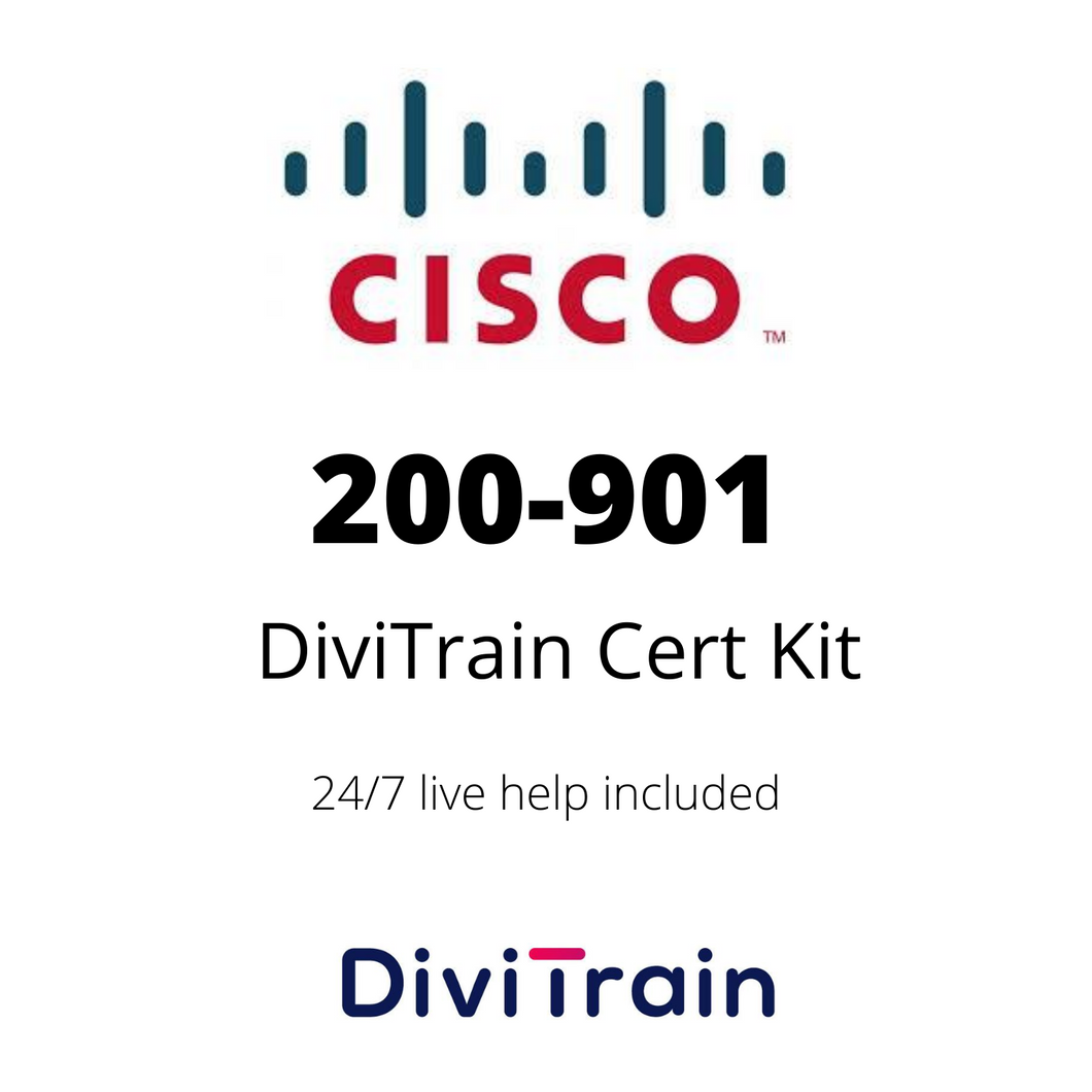 CertKit: Cisco 200-901: DevNet Associate (DEVASC) | 24/7 live help included | 365 days access