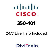 Load image into Gallery viewer, Cisco 350-401: Implementing Cisco Enterprise Network Core Technologies | 24/7 Live Help Included | 365 Days Access

