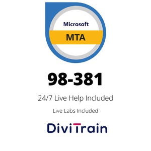 Microsoft MTA 98-381: Introduction to Programming Using Python | Live Labs and 24/7 Live Help included | 365 Days access