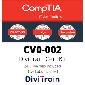 Cert Kit CV0-002: CompTIA Cloud+| 24/7 Live Help and Live Labs included - 365 Days Access